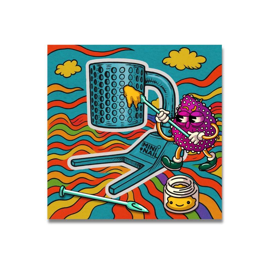 COIL CADY GLOB Sticker
