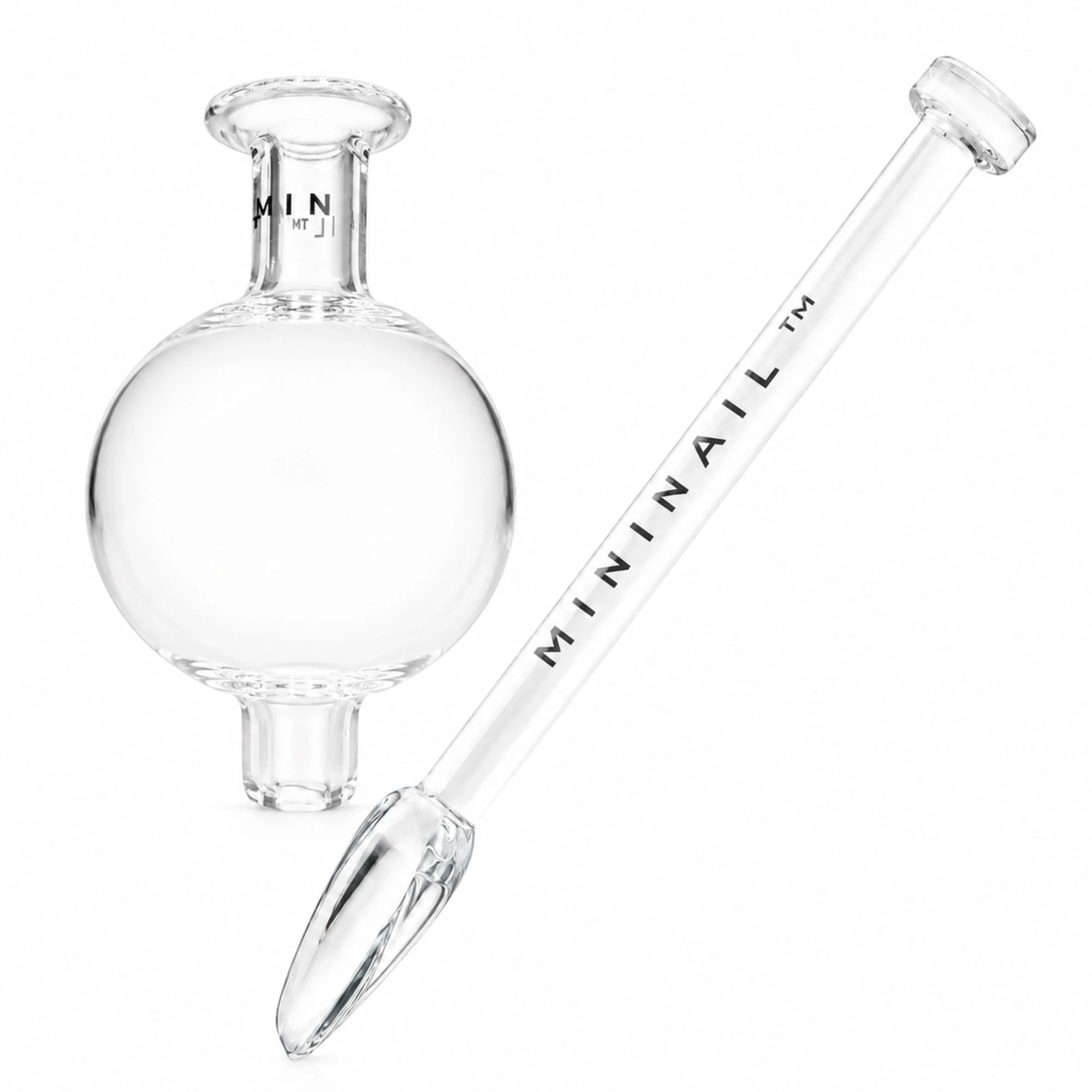 Glass Bubble Cap + Glass Shovel Dabber Combo - Image 2