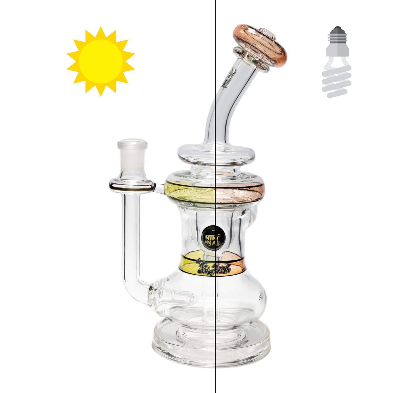 Glass Incycler Rig (Sunset Slyme/CFL-Reactive) - Image 3