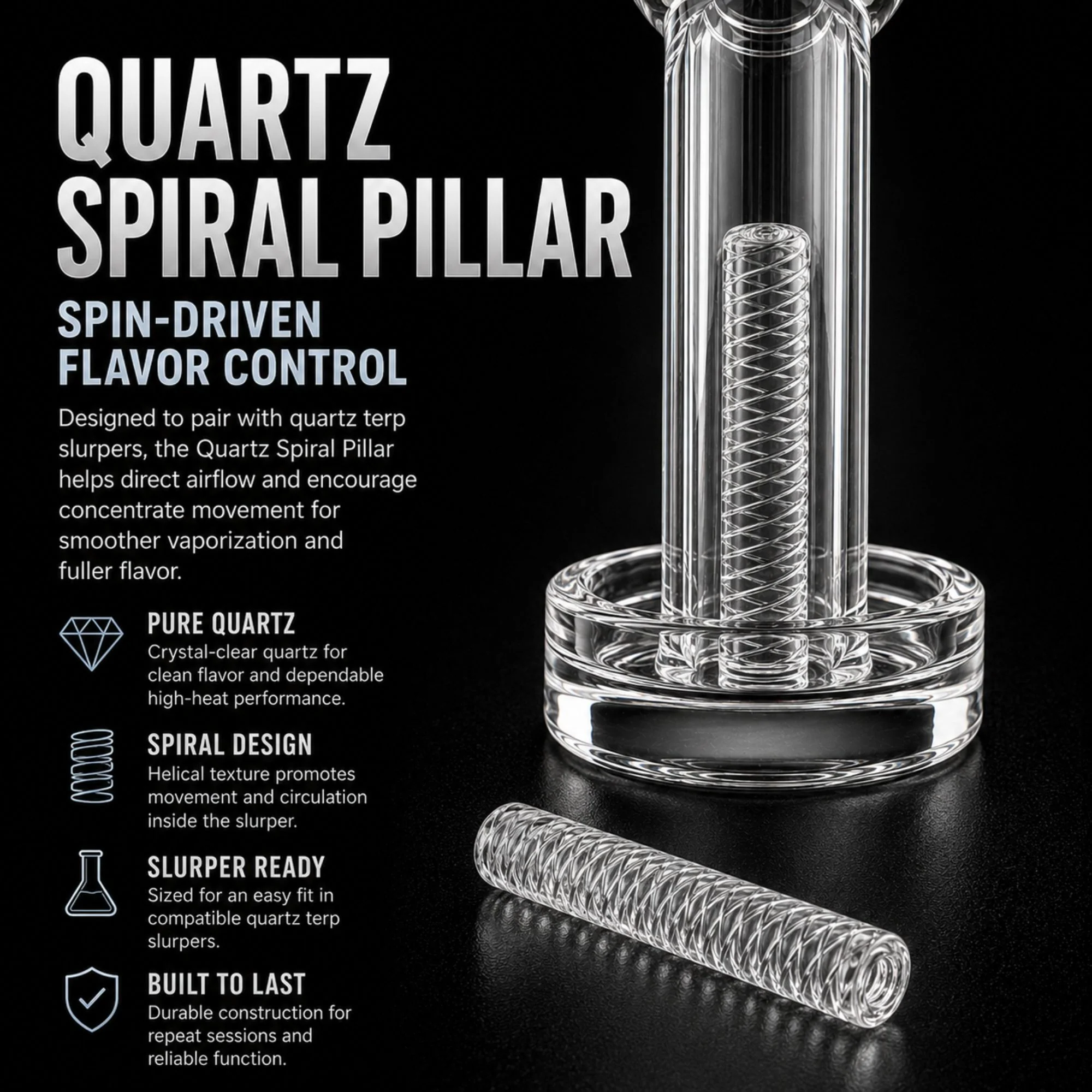 Quartz Spiral Pillar - Image 3
